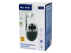 Termowentylator wtyczkowy grzejnik do kontaktu regulowany z grzałką ceramiczną BLOW FH-A31   pilot