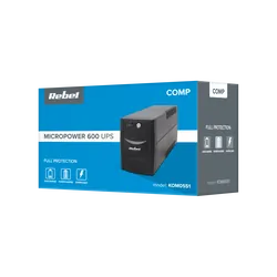 Zasilacz awaryjny komputerowy UPS 600VA 360W REBEL Micropower 600