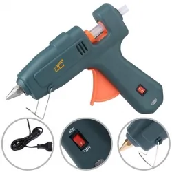 Duża klejarka LTC pistolet do kleju 100W z włącznikiem LED