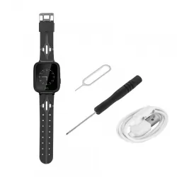 Zegarek smartwatch Kruger&amp;Matz SmartKid dla dzieci z lokalizatorem GPS SOS APARAT czarny
