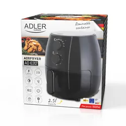 Frytkownica beztłuszczowa Airfryer Adler AD 6312 2,5 L
