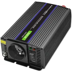 Przetwornica napięcia Qoltec Monolith 600 MS Wave 12V/230V 300W/600W USB