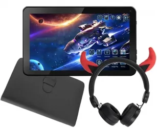 Tablet edukacyjny dla dzieci KIDS + gry + etui + słuchawki