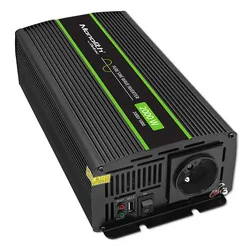 Przetwornica napięcia Qoltec Monolith 24V/230V 1000W/2000W USB Czysty Sinus