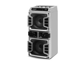 Głośnik Bluetooth OVERMAX IDOL 3.8 czarny  FM USB AUX SD 2x mikrofon bezprzewodowy