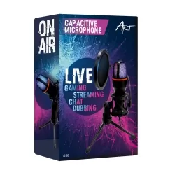 Mikrofon stojący pojemnościowy gamingowy ART AC-02 streaming