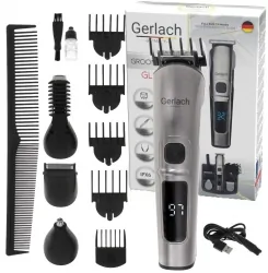 Zestaw wielofunkcyjny do twarzy 6w1 Gerlach GL 2932 trymer golarka