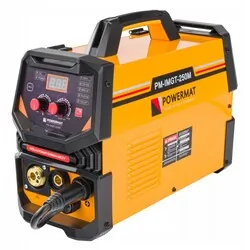 Migomat spawarka inwertorowa 250A Powermat PM-IMGT-250M duży zestaw