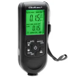 Miernik grubości lakieru z wyświetlaczem LCD Qoltec 0 ~ 2000um
