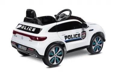 Samochód auto na akumulator Caretero Toyz Mercedes-Benz EQC 400 POLICJA akumulatorowiec + pilot - biały