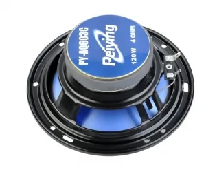 Głośniki samochodowe Peiying 6" 120W 4 Ohm z maskownicami komplet