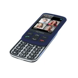 Telefon komórkowy telefon dla seniora myPhone Halo S+ niebieski czarny SOS aparat