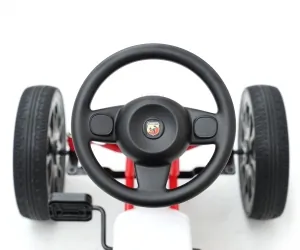Gokart na pedały Milly Mally Abarth czarny