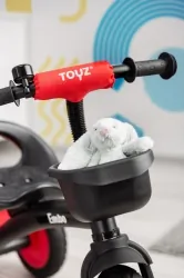 Rowerek trójkołowy dziecięcy Caretero Toyz Embo z pedałami - czerwony