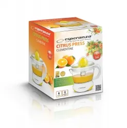 Elektryczna wyciskarka do cytrusów Esperanza CLEMENTINE  - biało-żółta