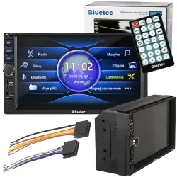 Radio samochodowe BLUETEC BC9000 2DIN 7" Bluetooth MP5 AUX  microSD USB pilot