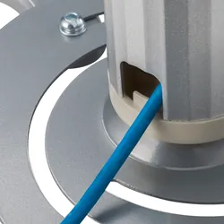 Uchwyt sufitowy do projektora multimedialnego Cabletech do 10kg - srebrny
