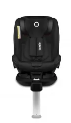 Fotelik samochodowy przód tył LIONELO BRAAM 0-36 KG ISOFIX + noga - kolor czarny