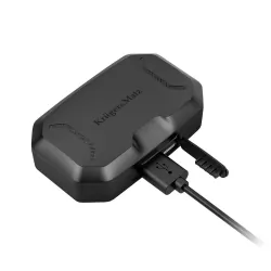 Bezprzewodowe słuchawki douszne 2w1 power bank 2200mAh Kruger&amp;Matz M6 - kolor biały