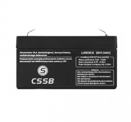 Akumulator żelowy CSSB 6V 1.3Ah