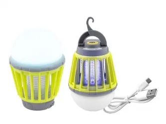 Lampa LED 2w1 owadobójcza UV LTC z pułapką elektryczną na komary