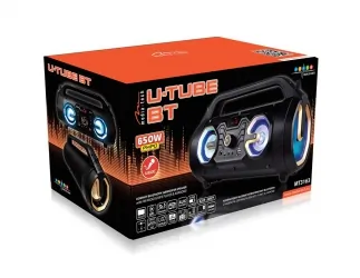 Głośnik Bluetooth U-TUBE BT MT3163 stereo z wbudowanym głośnikiem basowym karaoke pilot