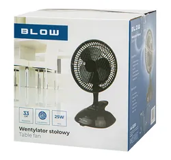 Wentylator biurkowy 2w1 z klipsem BLOW 6