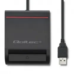 Inteligentny czytnik chipowych kart ID Qoltec SCR-0634 USB typu C