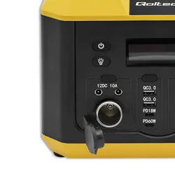 Przenośna stacja zasilania Qoltec Monolith 350W 300Wh USB LCD CZYSTY SINUS