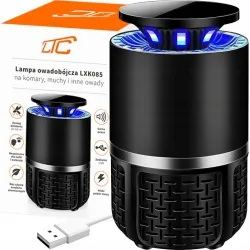 Lampa owadobójcza UV stojąca na komary muchy ćmy