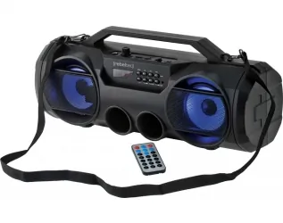 Głośnik bluetooth Rebeltec SoundBOX 440 LED FM USB SD AUX TWS z funkcją karaoke + pilot