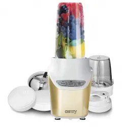 Blender personalny POWERFUL NUTRI Camry CR 4071 1000W 2 kubki 2 pokrywki 2 typy ostrz