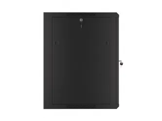 Szafa instalacyjna RACK wisząca 19'' 15U 570x600 drzwi szklane Lanberg - czarna