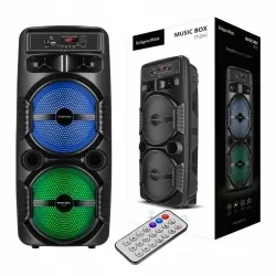 Przenośny głośnik podświetlany Bluetooth Kruger&amp;Matz Music Box Maxi TWS AUX microSD USB