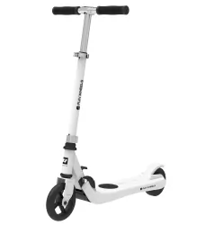 Hulajnoga elektryczna dla dzieci FUN WHEELS 100W 50kg - biała