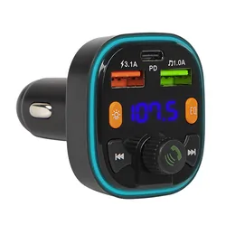 Podświetlany transmiter FM BLOW Bluetooth 5.0 USB QC3.0 USB-C PD 20W