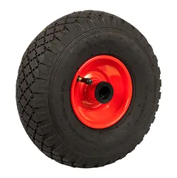 Koło 26cm do taczki wózka 260x85 3.00/4 czerwone