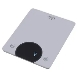 Elektroniczna waga kuchenna LED Adler AD 3173s do 10 kg szara
