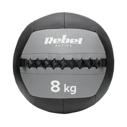 Piłka lekarska do ćwiczeń 8 kg REBEL ACTIVE