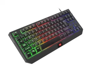 Klawiatura gamingowa podświetlana dla graczy FURY TKL HURRICANE + mysz FURY WARRIOR + mata LED + słuchawki