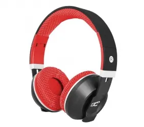Słuchawki bluetooth LTC MIZZO mikrofon FM SD AUX - czerwone