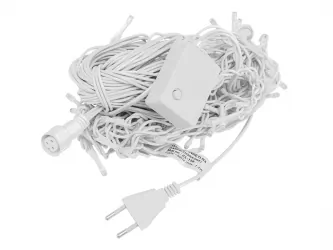 Lampki ozdobne choinkowe sople białe ciepłe Led 96szt 3,8m