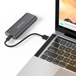 Obudowa kieszeń NV2271 na dysk M.2 SSD SATA NVME Qoltec USB-C