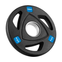 Zestaw obciążeń żeliwnych gumowanych otwór olimpijski 51mm REBEL ACTIVE  4x2.5kg