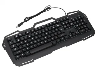 Klawiatura gamingowa podświetlana FURY SPITFIRE mata mysz słuchawki pad dla graczy