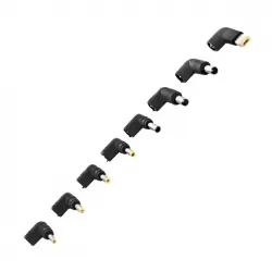 Uniwersalny automatyczny zasilacz sieciowy 65W Qoltec 8 wtyczek + kabel zasilający