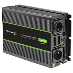 Przetwornica napięcia Qoltec Monolith 24V/230V 2000W/4000W USB Czysty Sinus