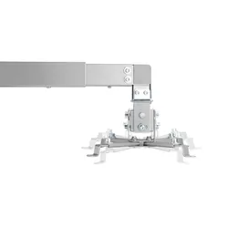 Uchwyt ścienny sufitowy do projektora multimedialnego Cabletech do 20kg - srebrny