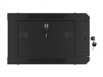 Szafa instalacyjna RACK V2 wisząca 19&#039;&#039; 4U 600x450 drzwi szklane Lanberg  - czarna