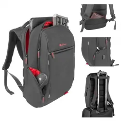 Plecak na laptopa GENESIS PALLAD 400 USB 15.6" czarny